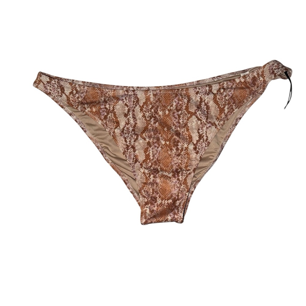 Shade & Shore Snakeskin Bikini Bottom